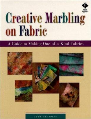 Creative Marbling on Fabric: A Guide to Mak- Judy Simmons, 156477256X, paperback-image