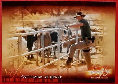 Joss Whedon's FIREFLY - Card #25 - Cattleman At Heart - Inkworks 2006-image