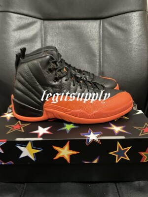 Sz 5-12 WMNS Nike Air Jordan 12 WNBA Brilliant Orange Black White FD9101-081-image
