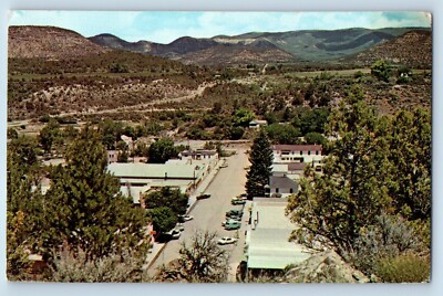 Collbran Colorado CO Postcard Overlooking Main Street Mesa County 1973 Vintage-image