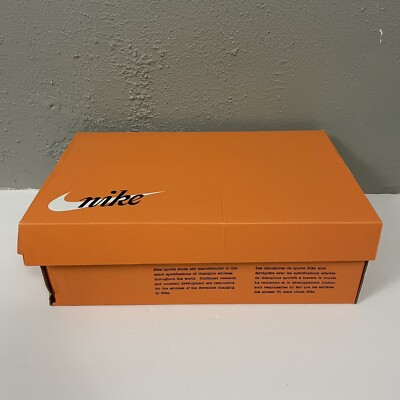 EMPTY BOX ONLY NIKE BLAZER MID ‘77 Orange Shoe Sneaker Storage Box-image