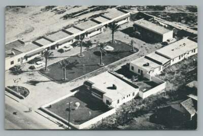 El Rancho Motor Hotel 719 E Main St MESA Arizona~Vintage Aerial Motel Roadside-image