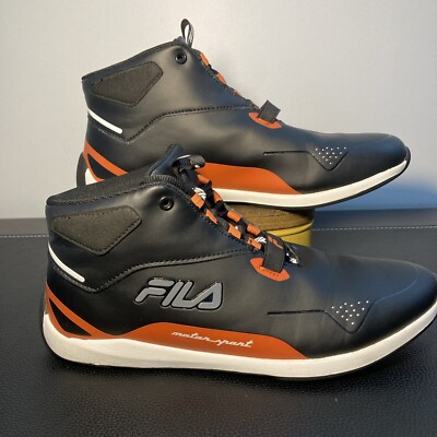 FILA Motorsport Corvius 11008499 Men’s Mid Top Sneakers Size 10-image