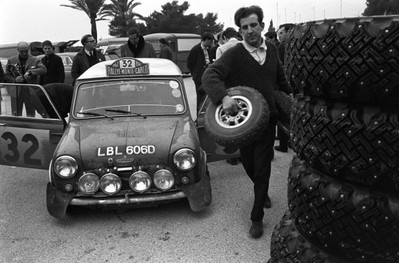 Tony Fall Raymond Joss BMC Cooper S 1967 Rally Car Old Photo 11-image