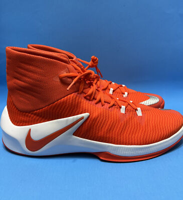 Nike Zoom Clear Out Orange and White Shoes Men's Size 13.5 856486-883 NEW-image