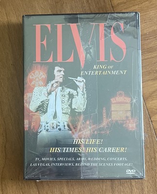 Elvis Double DVD Set KING OF ENTERTAINMENT and RARE MOMENTS (Set of 2) SEALED-image