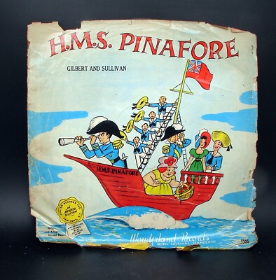 Gilbert and Sullivan - H.M.S. Pinafore - record & sleeve-image