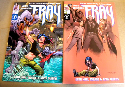 Dark Horse 2001 Joss Whedon 2 of 8 issues FRAY 5 & 6 q buffy the vampire slayer-image