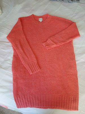Reiss adorable orange sweater dress Size M-image