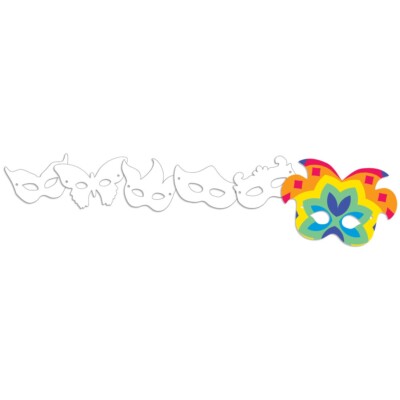 Creativity Street Mardi Gras Masks-image