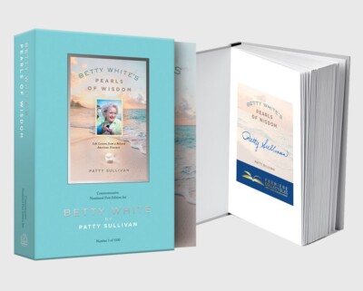 Betty White's Pearls of Wisdom- DELUXE RARE EDITION -SIGNED Patty Sullivan-image