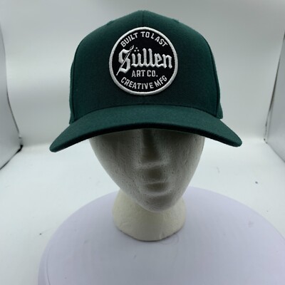 Sullen Art Co. Men's Snapback Cap Built to Last Creative Hat Green-image