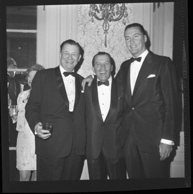 Ed Sullivan Vintage 1960's Hollywood Party Original 2.25 x 2.25 Camera Negative-image