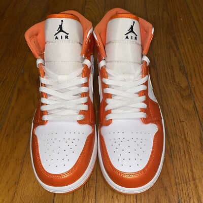 Size 9 - Air Jordan 1 SE Mid Electro Orange-image
