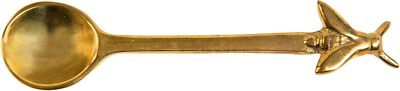 Creative Co-Op Bumble Bee Themed Gold-Colored Brass Spoon Gold -image