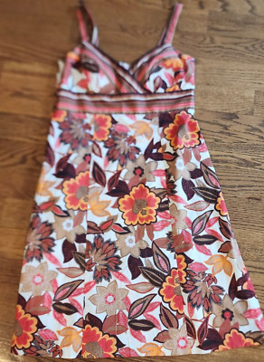 Kim Rogers Bright Orange SunDress Medium-image