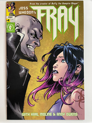 Fray #4 Dark Horse Comics 2001 NM Joss Wheden's 1st First Print-image