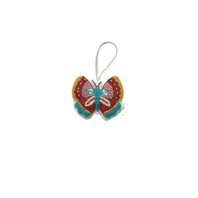 Creative Co-op Butterfly with Blue Body Ornament Bauble-image