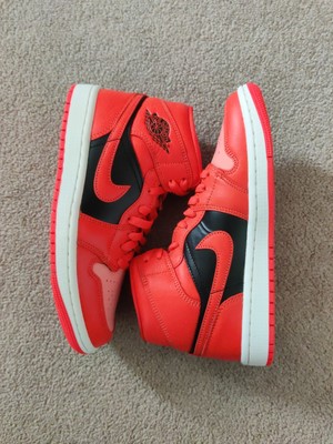 Size 7wmns/5.5 Youth  - Jordan 1 Mid Orange-image