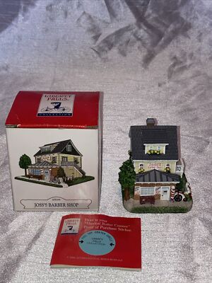 Liberty Falls Joss's Barber Shop AH206 with Box 2000 Vintage-image