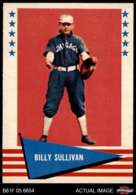 1961 Fleer #141 Billy Sullivan White Sox 6 - EX/MT-image