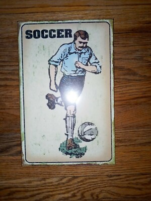 Creative Co-Op Soccer Wall Decor 13-3/4