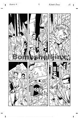 Dark Horse Joss Whedon's BUFFY 9 #9 Page 12 Original Art -- Richards  and Owens-image