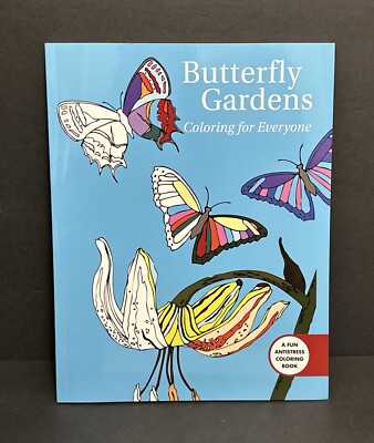 BUTTERFLY GARDENS: COLORING FOR EVERYONE (CREATIVE STRESS By Madeline Goryl Mint-image