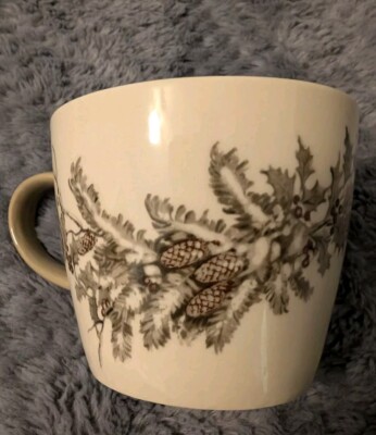 Creative Co-Op 3 PC. Floral Designs Ceramic Mug Trinket Dishes Jenny Parkhurst -image