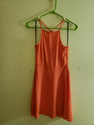NWT H&M Orange Dress Size 4-image