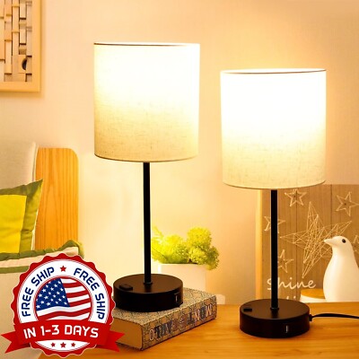 Lámpara De Mesa Con Control Táctil Lámparas De Noche Regulables De 3 Vías NUEVO.-image