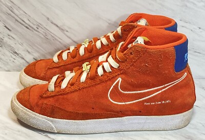 Nike Blazer Mid 77 Orange Suede (DC3433-800) Men's Size 8.5-image