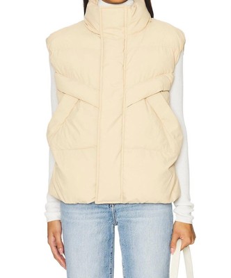 Pistola joss quilted puffer vest size M-image