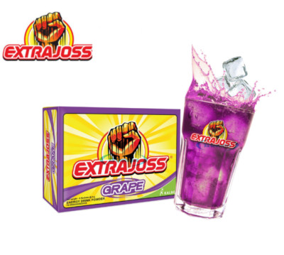 EXTRA JOSS Grape Energy Drink - 30 Boxes (180 Sachet) HALAL & FREE SHIPPING-image