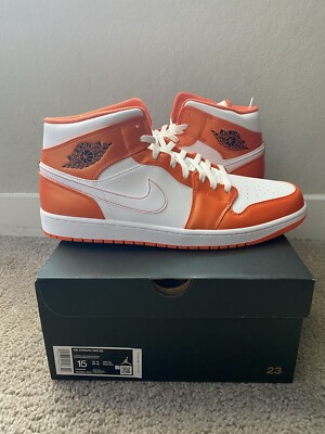 Size 15 - Jordan 1 Mid SE Electro Orange 2021-image