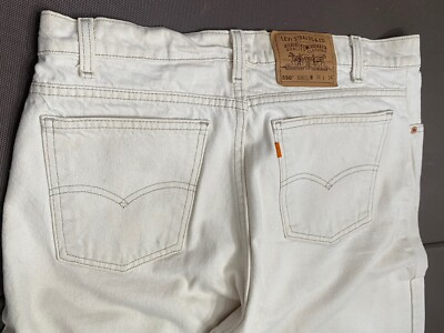 Vintage Levi's 550 Straight Leg Orange Tab Jeans Mens 36x33 USA Made 90s Tapered-image