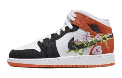 Jordan 1 Mid Floral - DQ8390-100-image