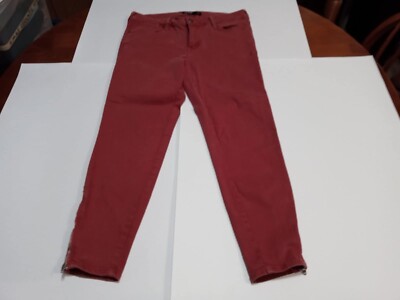 Just Black Denim Womens Coral Stretch Mid Rise Zip Leg Ankle Jeans Sz 30P-image