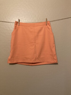 Coral Bay Golf Skort Size 8 Neon Orange-image