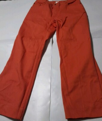 Jeanology Womens Orange Denim Jeans 14W-image