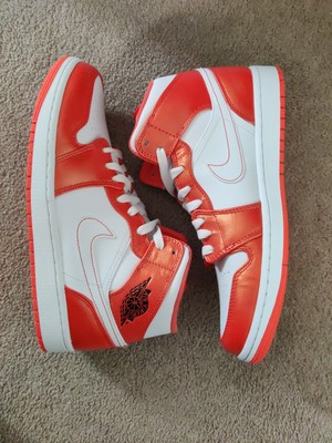 Size 9 Men /11.5 Wmns- Jordan 1 Mid SE Electro Orange 2021-image
