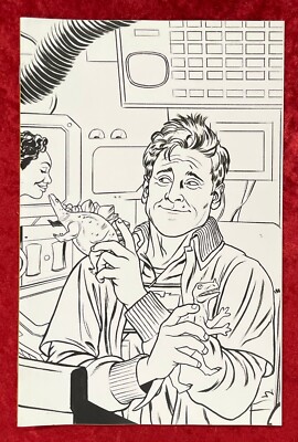 Joss Whedon's Firefly #5 1:25 Black & White Virgin Joe Quinones, Boom, 2019-image