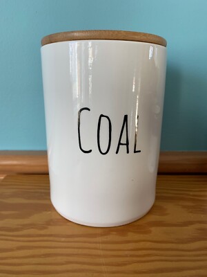 Creative Co-Op Coal Canister 6” Tall-image
