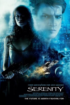 SERENITY MOVIE POSTER 2 Sided ORIGINAL FINAL 27x40 GENA TORRES JOSS WHEDON-image