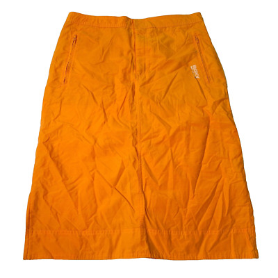 Vintage ROXY Orange Mid Length Skirt Women's 10 NEW Old Stock 90's-image