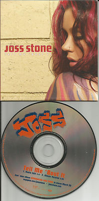 JOSS STONE Tell Me Bout it w/ RARE RADIO EDIT PROMO DJ CD Single about 2007 USA-image