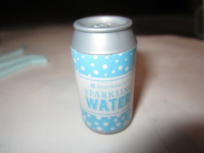 American Girl Can of sparkling water drink NEW for 18