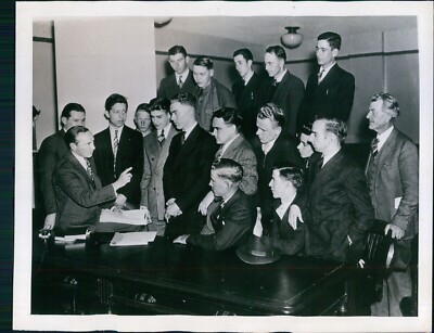 1939 Photo Francis Sullivan Martin Korsh Edward Marks Philadelphia Pa Fraud 7X9-image