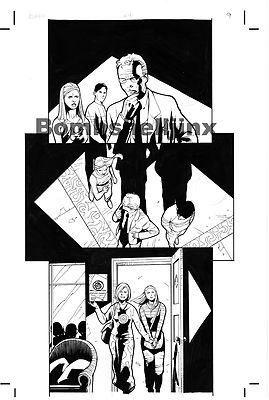 Dark Horse Joss Whedon's BUFFY #41 Page 9 Original Art -- Richards  and Oclair-image