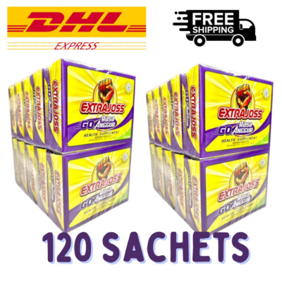 120 Sachet EXTRA JOSS Grape Sugar Free Fast Energy Drink FREE SHIP DHL EXPRESS-image